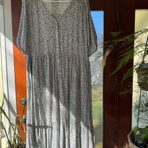 Floral Print Maxi Dress